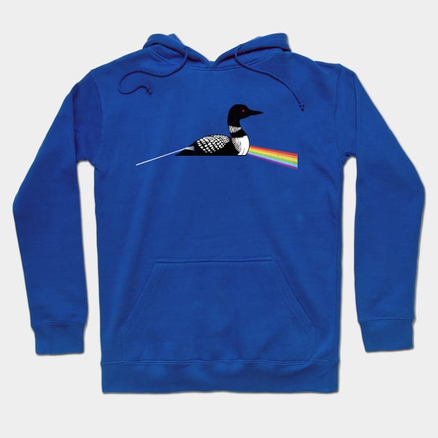 Original Classic Dark Side of the Loon Bird Watching Hoodie by The 1776 Collection 